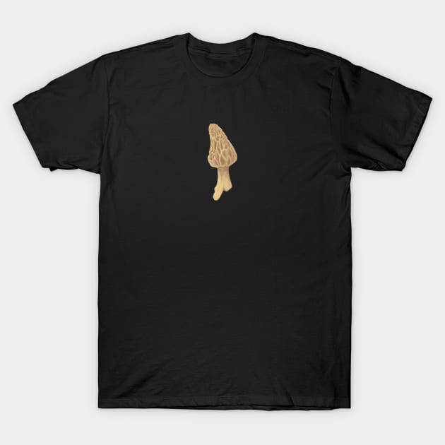 Morel mushroom T-Shirt by Beelixir Illustration